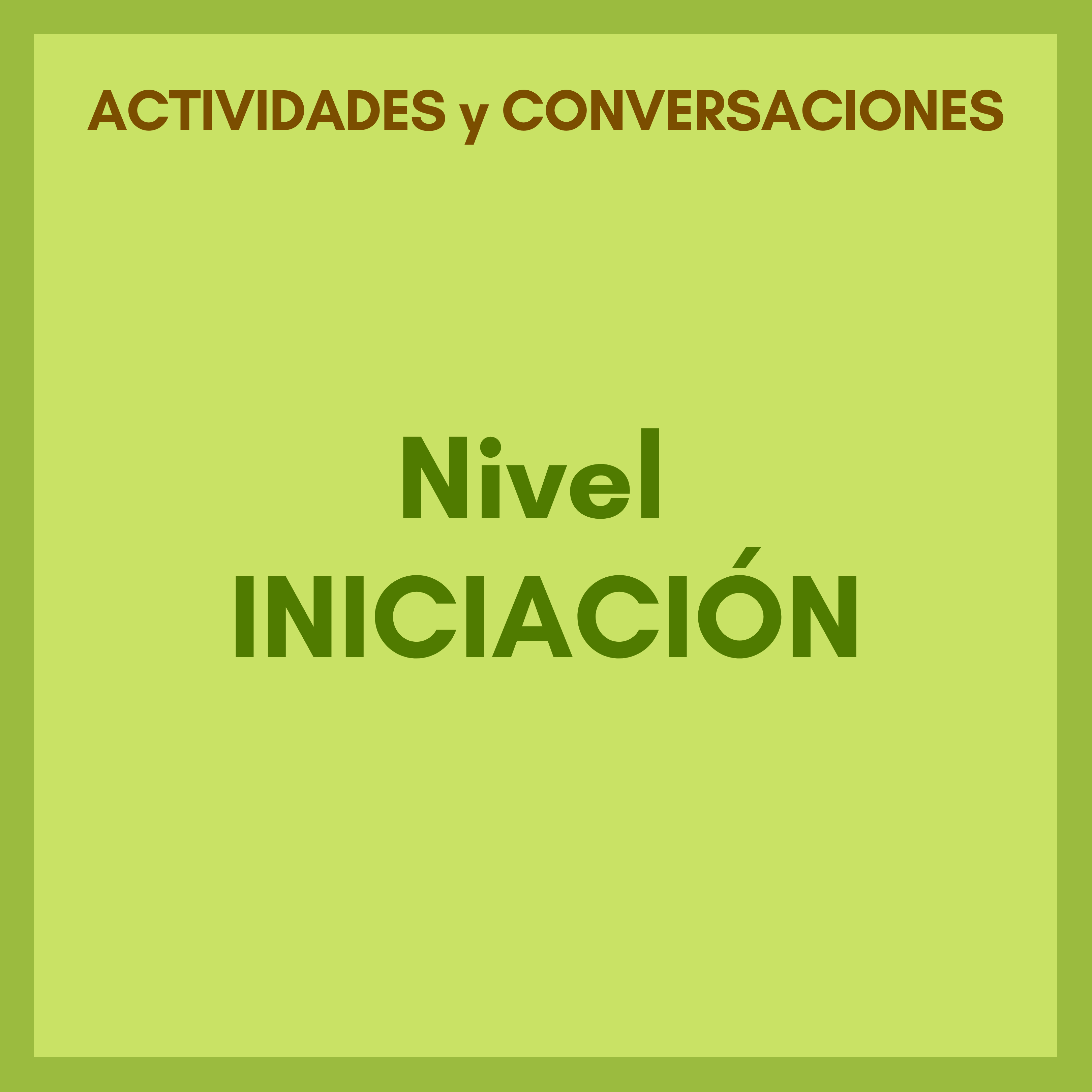 Iniciación